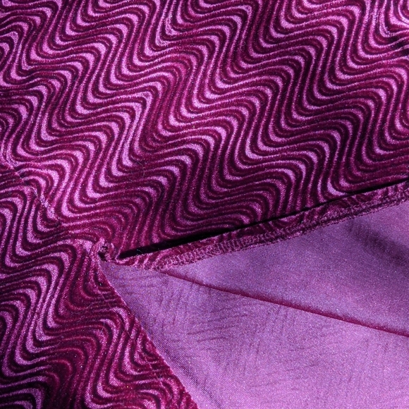 VINTAGE JESSICA patterned velour maxi dress - Picture 3 of 5